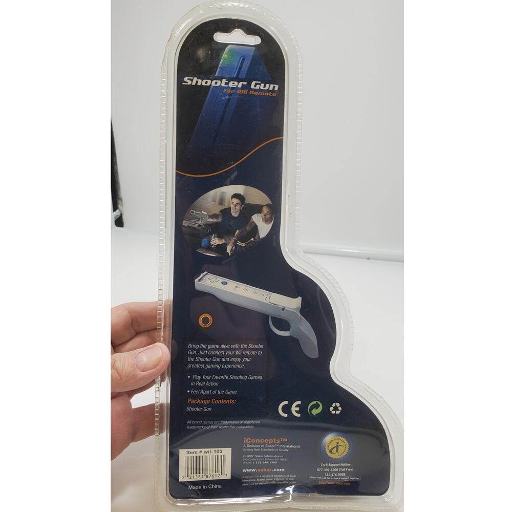 iConcepts Game Fury Shooter Gun for Wii Remote **FACTORY SEALED** - Picture 2 of 4
